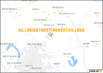map of Villa Siesta Retirement Village