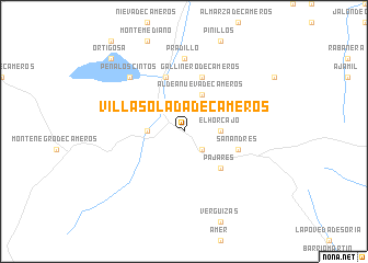 map of Villasolada de Cameros