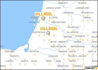 map of Villa Sol