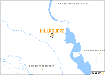map of Villa Sucre