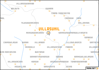 map of Villasumil