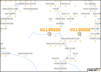 map of Villasuso