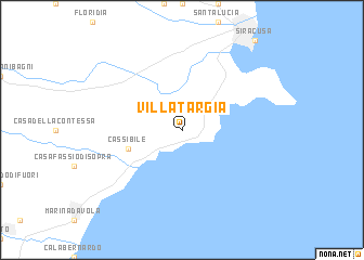 map of Villa Targia