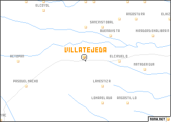 map of Villa Tejeda