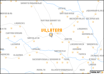 map of Villa Tera