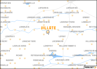 map of Villate