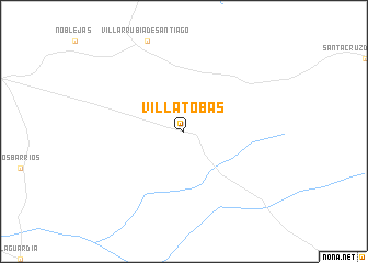 map of Villatobas