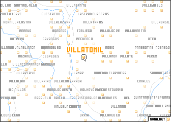 map of Villatomil