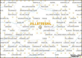 map of Villatresmil