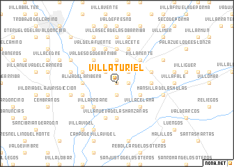 map of Villaturiel