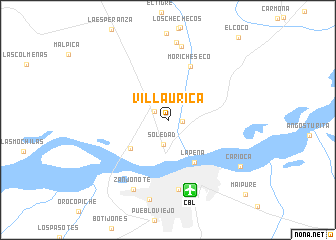 map of Villa Urica