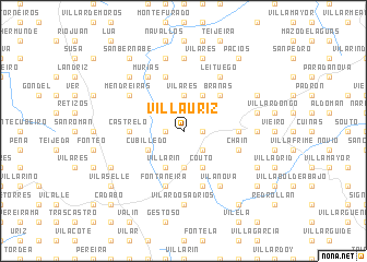 map of Villauriz