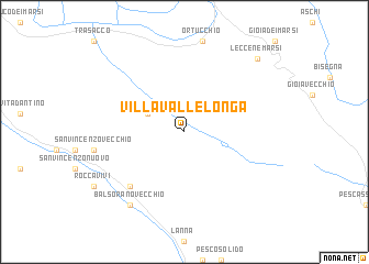 map of Villavallelonga