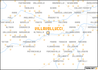map of Villa Vallucci