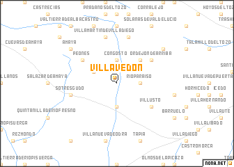 map of Villavedón