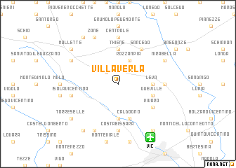 map of Villaverla