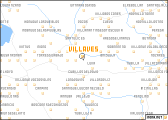 map of Villavés