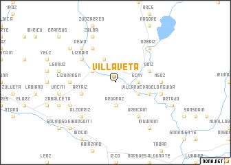 map of Villaveta