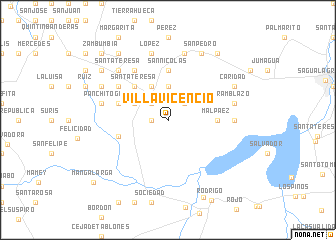 map of Villavicencio