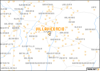 map of Villavicencio