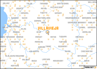 map of Villavieja