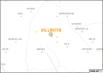 map of Villa Vita