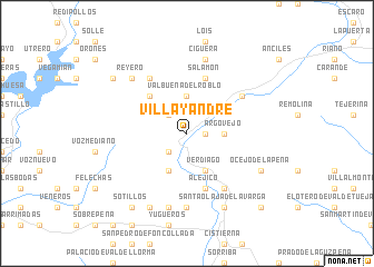 map of Villayandre