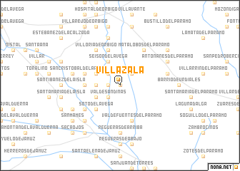map of Villazala