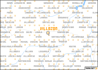 map of Villazón