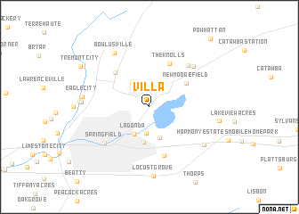 map of Villa