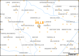 map of Villa