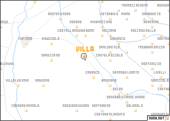 map of Villa