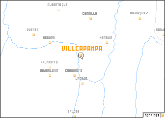 map of Villcapampa