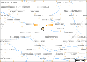 map of Villebadin