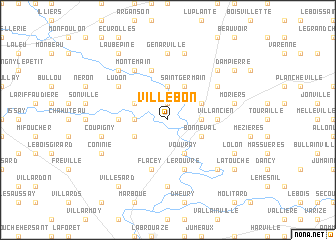 map of Villebon