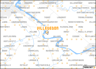 map of Ville-Dedon