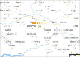 map of Villedieu
