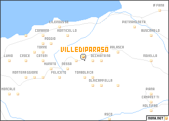 map of Ville-di-Paraso