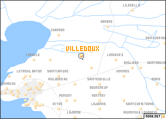 map of Villedoux