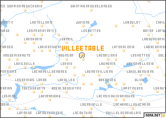 map of Ville Étable