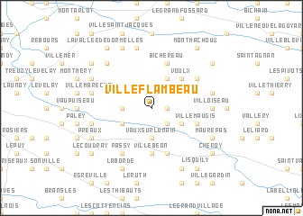 map of Villeflambeau