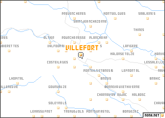 map of Villefort