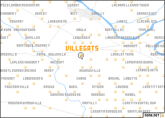 map of Villegats