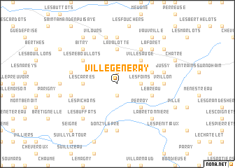 map of Villegéneray