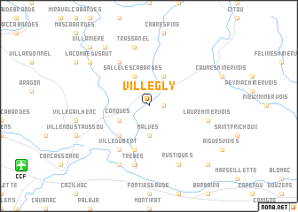 map of Villegly