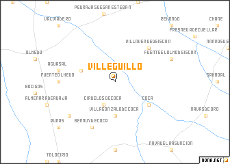 map of Villeguillo