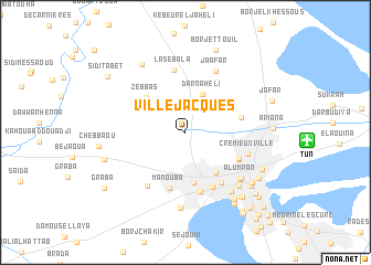 map of Villejacques