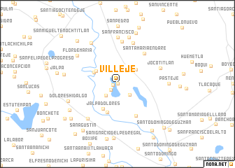 map of Villejé