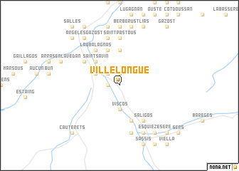 map of Villelongue