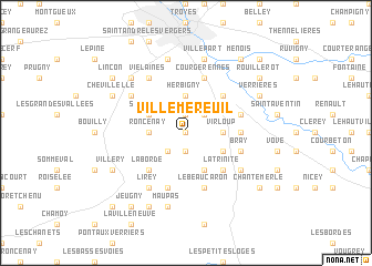 map of Villemereuil